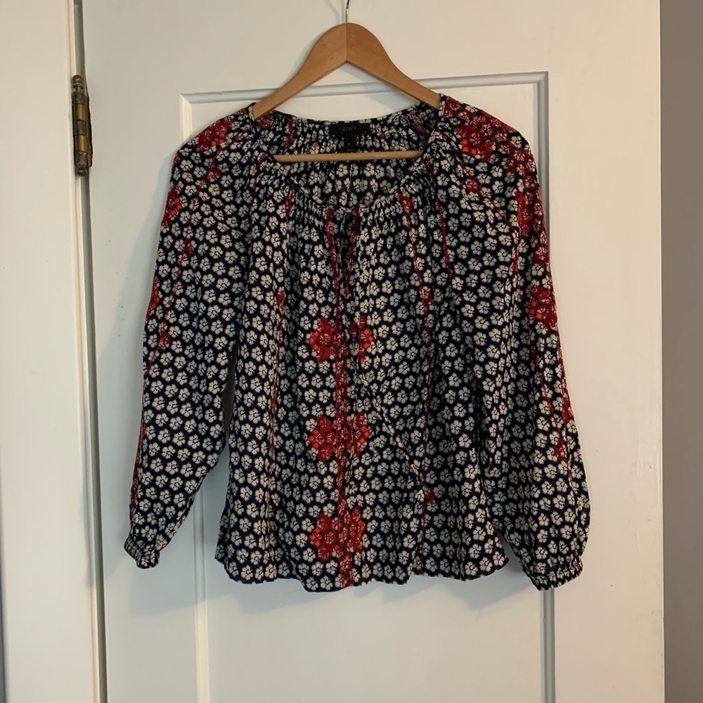 J. Crew popover size  0P